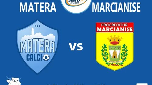 CALCIO - Matera vs Marcianise con sole e fresco